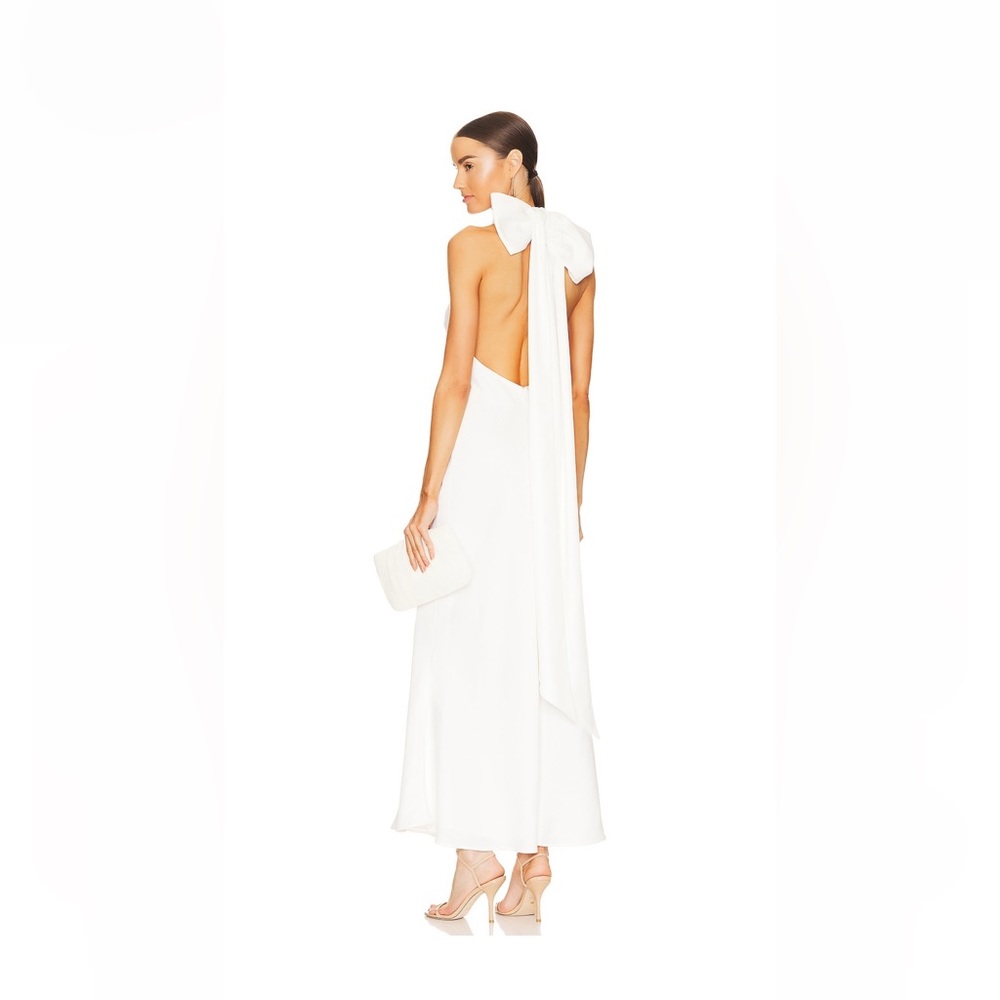 X REVOLVE Evianna Satin Gown